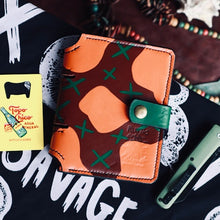 Load image into Gallery viewer, X CAMO LEATHER PASSPORT &amp; FIELD BOOK HOLDER